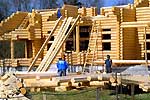 Дома и бани из оцилиндрованного бревна 
